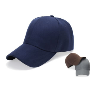 六片加厚斜纹纯色优质棒球帽